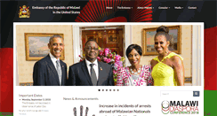 Desktop Screenshot of malawiembassy-dc.org